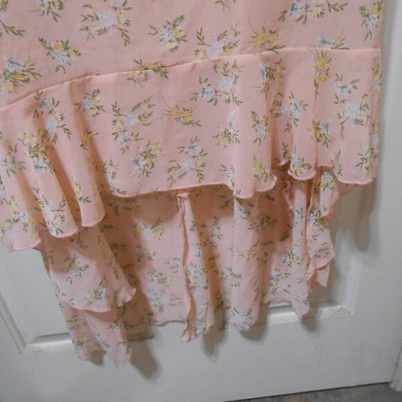 NEW Nasty Gal Collection hi-Low design layered sheer cocktail Dress size 4 👩✨ - Picture 8 of 15